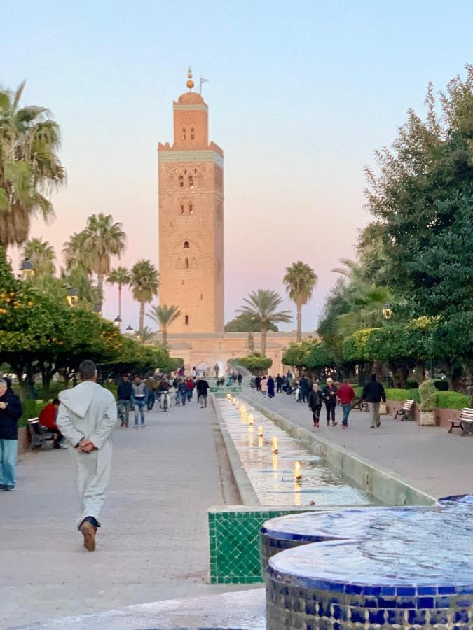 Authentic Moroccan Charm Apartment In Marrakech Terrace Marrakesh Ngoại thất bức ảnh