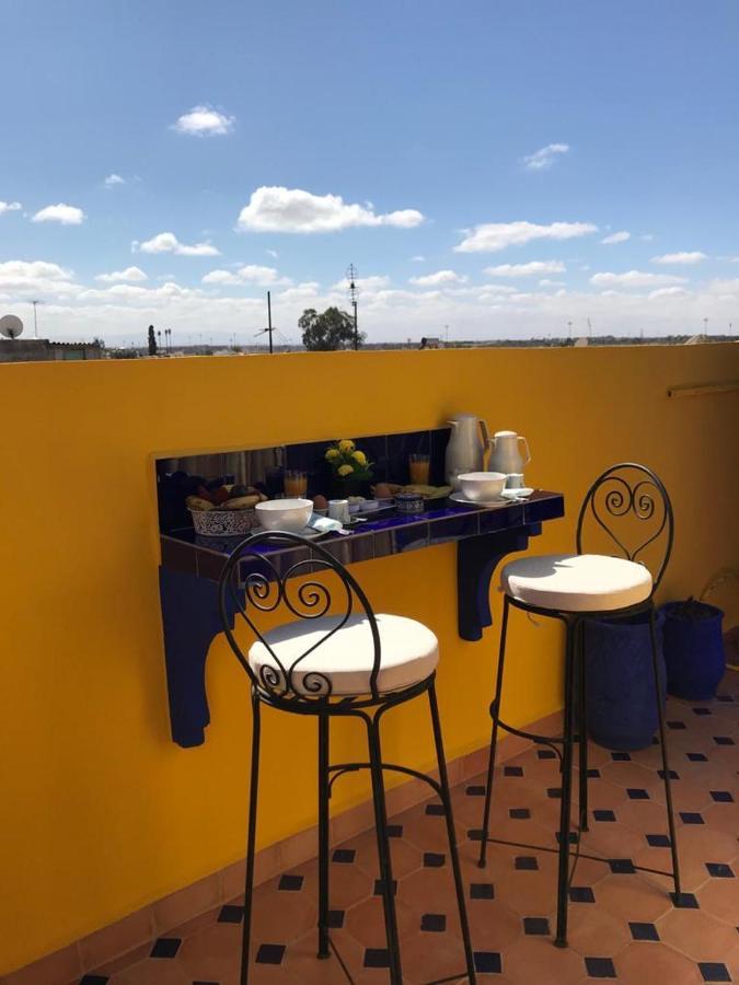 Authentic Moroccan Charm Apartment In Marrakech Terrace Marrakesh Ngoại thất bức ảnh