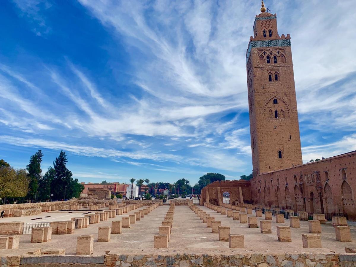 Authentic Moroccan Charm Apartment In Marrakech Terrace Marrakesh Ngoại thất bức ảnh